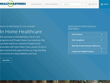 Tablet Screenshot of healthpartnersinc.com